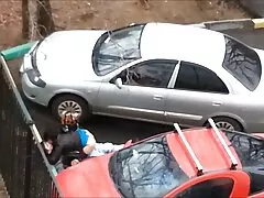 Modelo ruso deja ver peliculas x gratis chica en un Ferrari